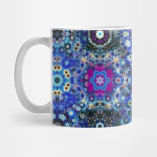 Snowflake Vibrant Flowers Mug